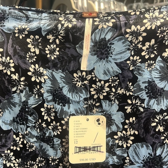 Free People Blue Floral Maxi Skirt - Picture 4 of 4